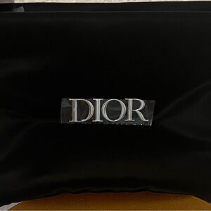 Dior Black Velvet Makeup Pouched